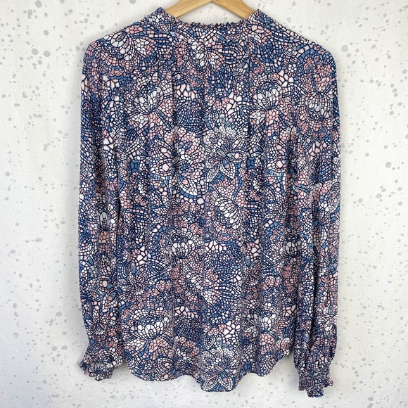 Maeve Anthropologie Floral Colette Peasant Blouse XS - Picture 10 of 11